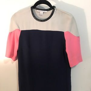 Diane Von Furstenberg multi colored dress